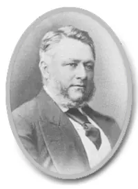 Portrait photograph of Sir Henry Ayers in later life